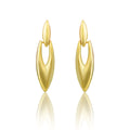 Shinning Gold Polish Sterling Western Earrings