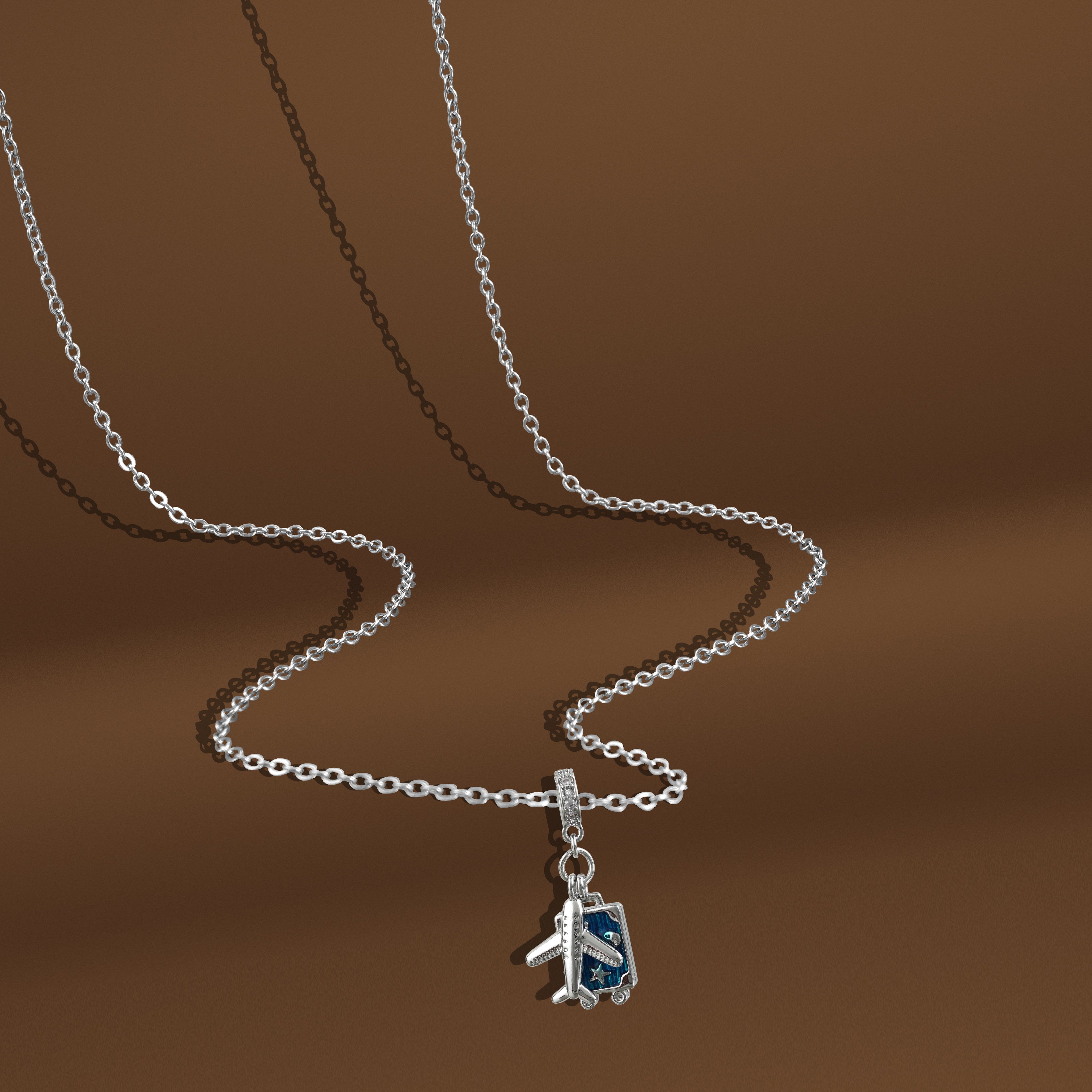 Silverpolished New Starling Plane Pendent Tanmaniya