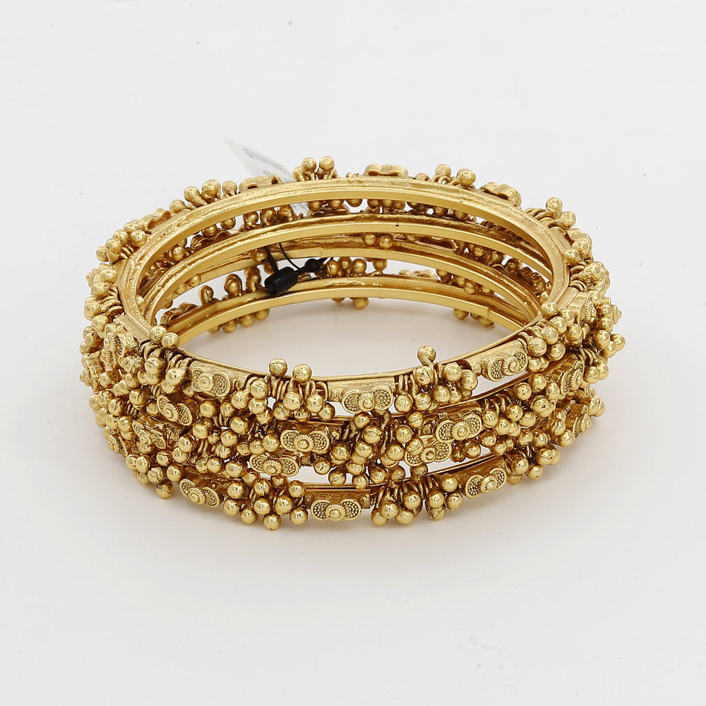 Antique High Quality Ghoghri Set Of 4 Bangles