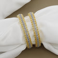 Elegant Finish Mini Diamond Bangles Set