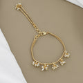 Gold-Toned Pearl Western Bracelet