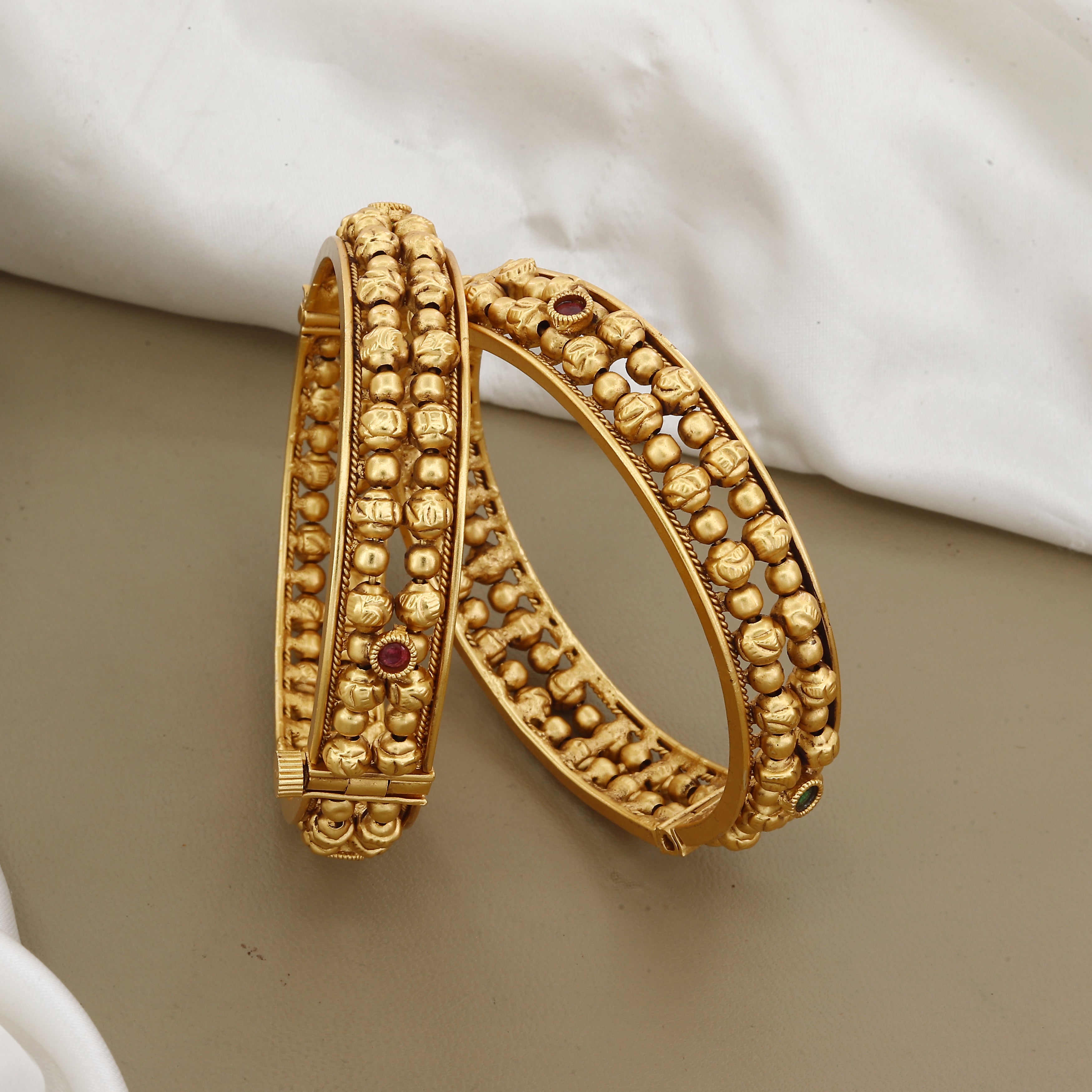 Antique Gold-Plated South Style Patla Set