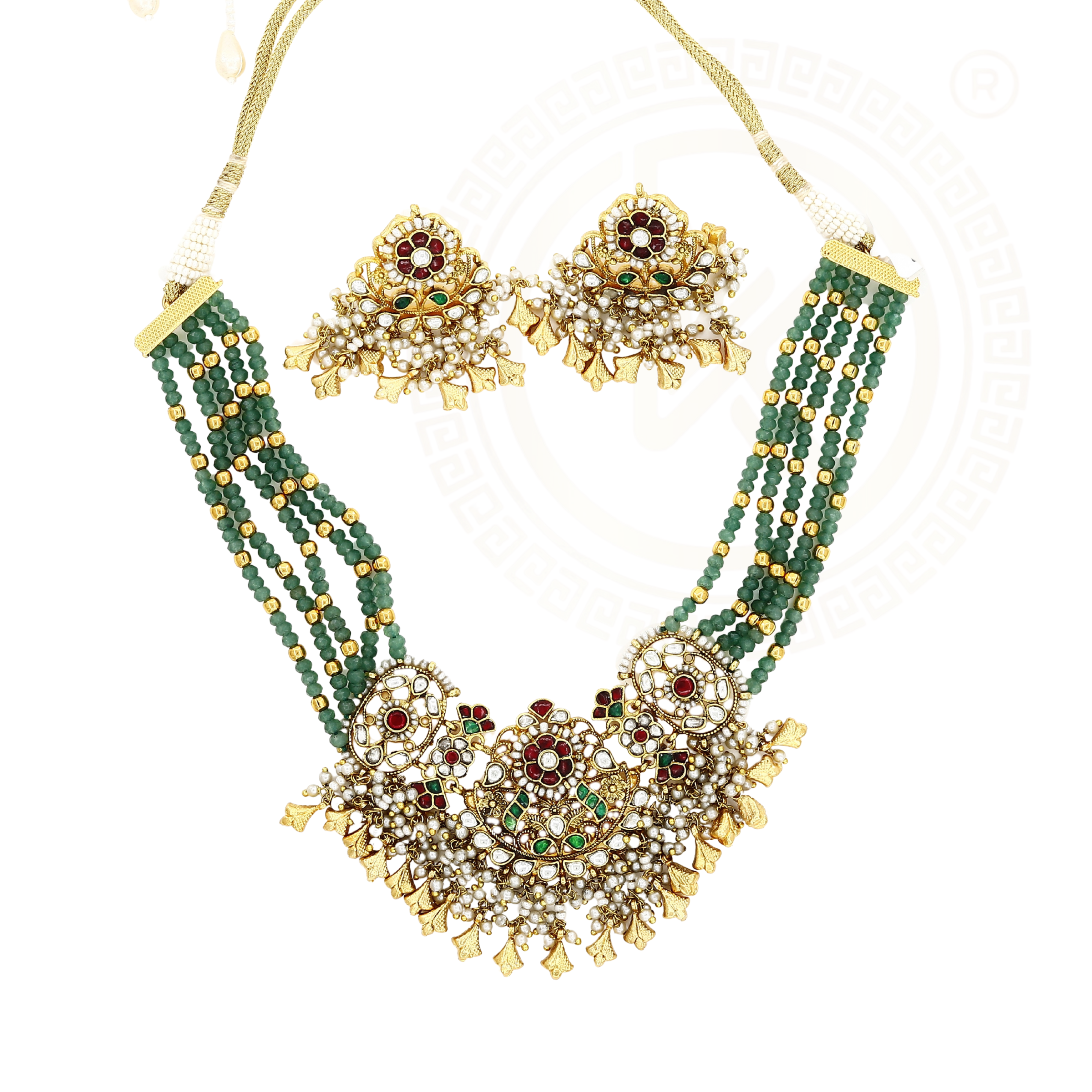 Regal Rajwadi Style Necklace Set