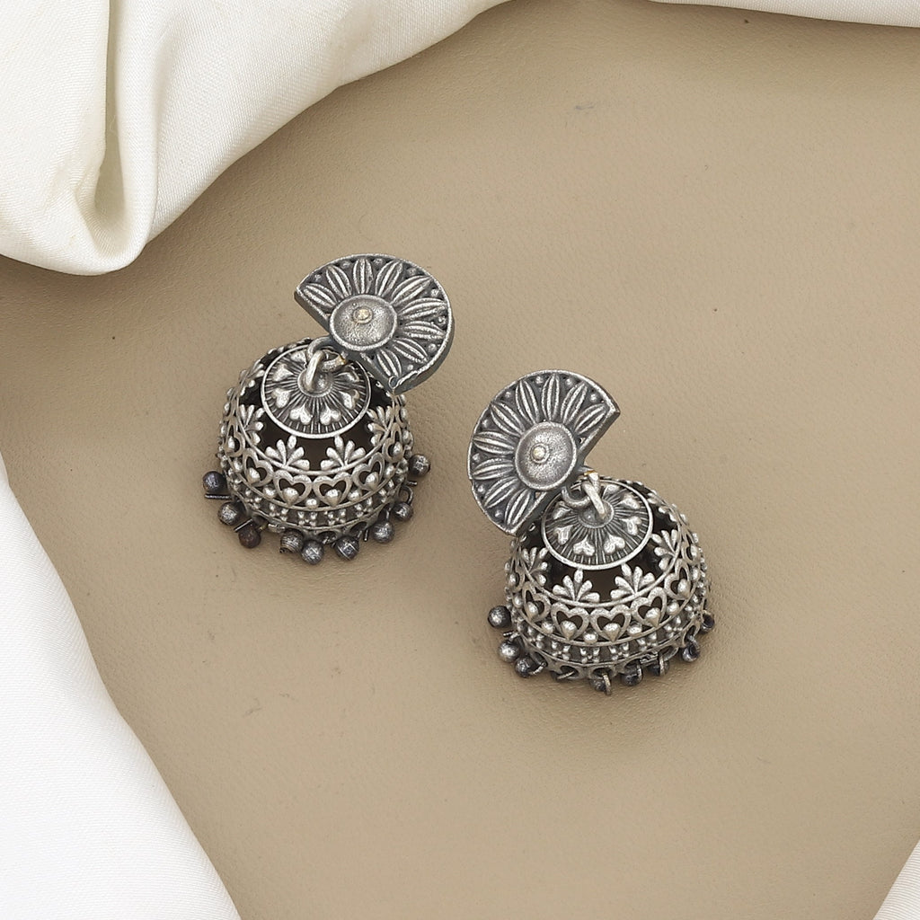 Handcrafted oxidized Silver Dancer Necklace Set
