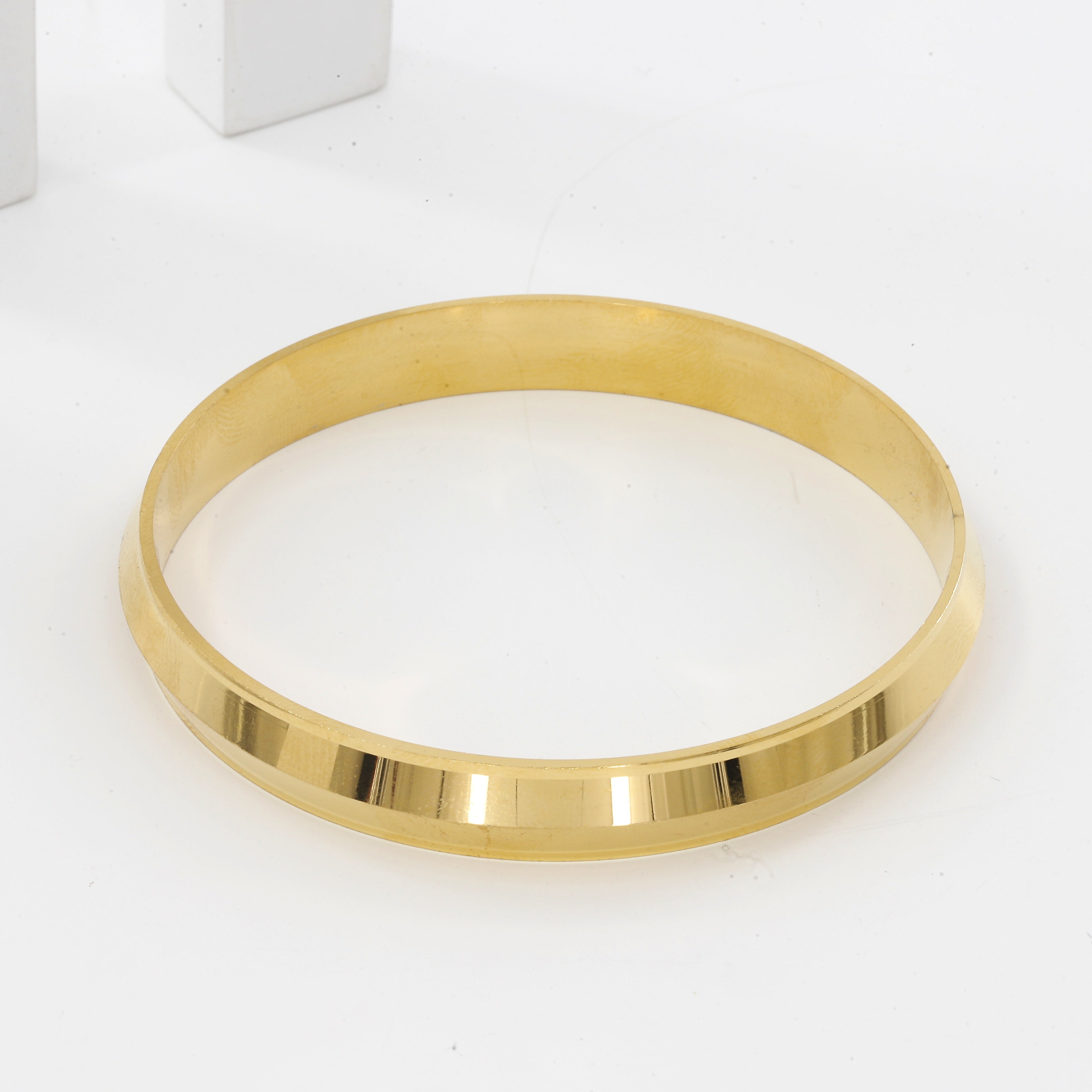Gold Polished Heavy Starling Panjabi (10mm) Kada(39gm)