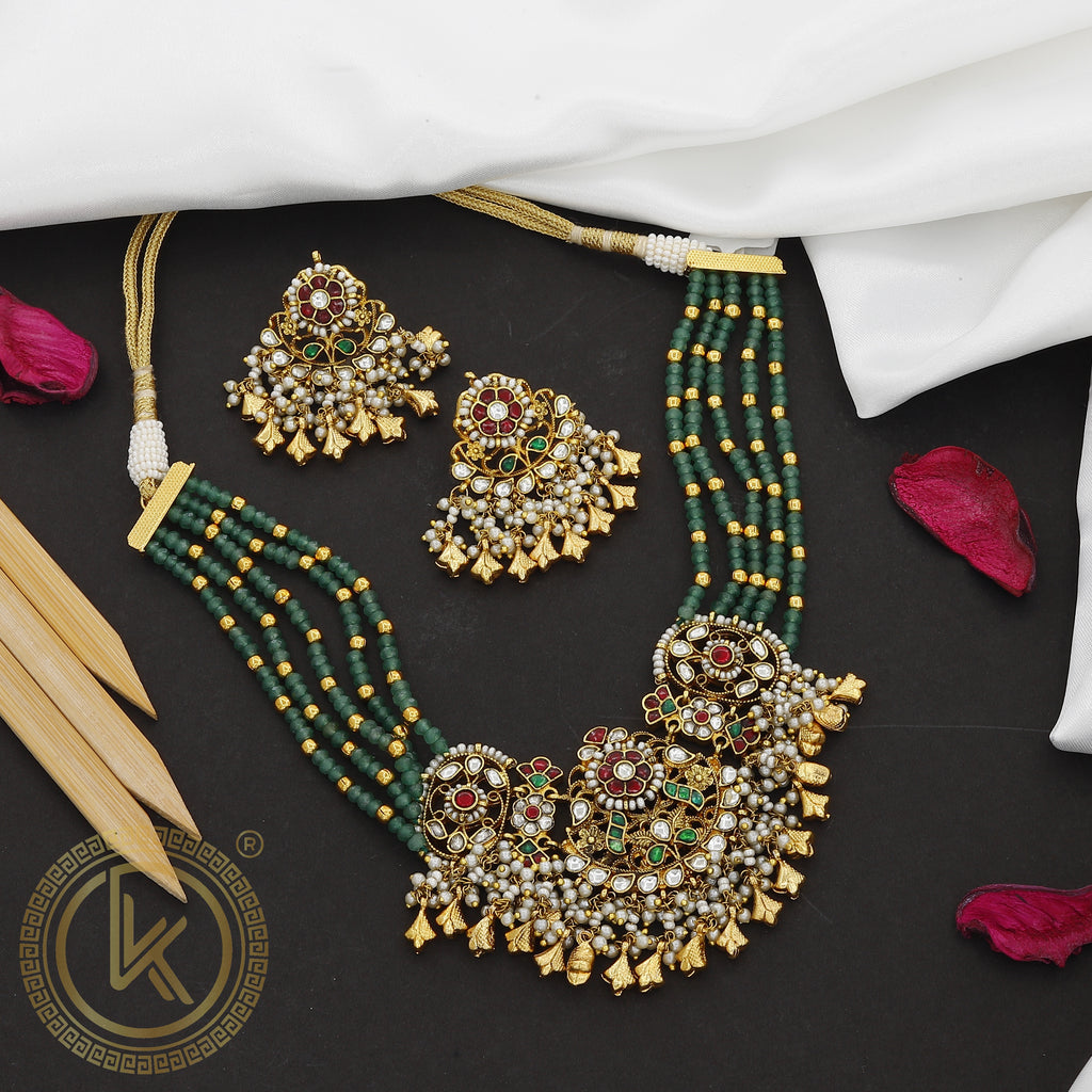Regal Rajwadi Style Necklace Set